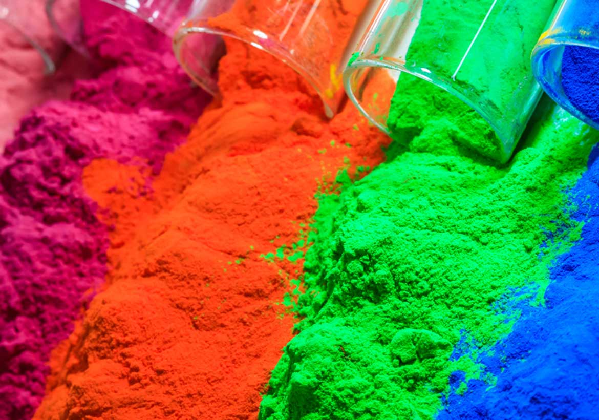 sieving powder pigments