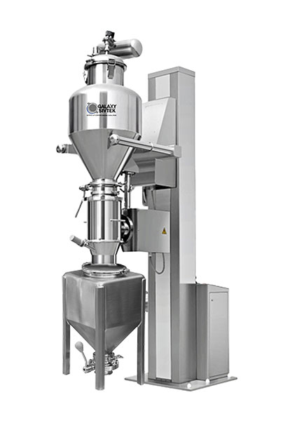 Powder Transferring Machine Pneumatic Rotory Screener - Galaxy Sivtek