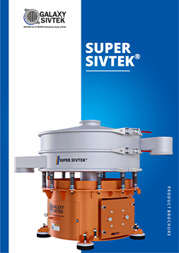 sieving machine's brochure