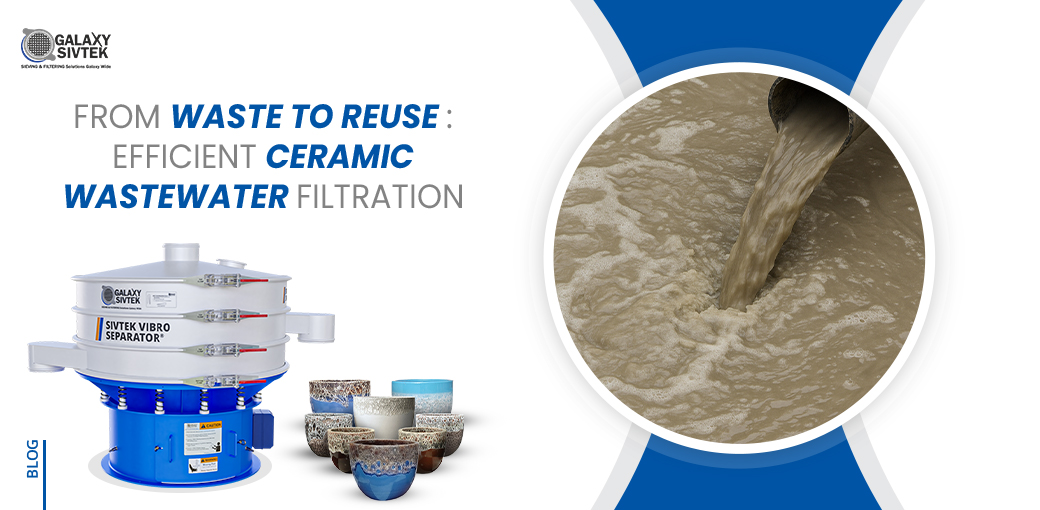 From Waste to Reuse Efficient Ceramic Wastewater Filtration